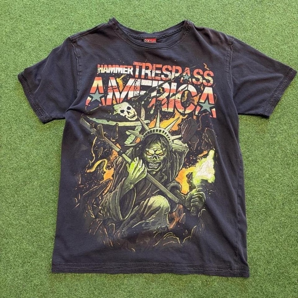 2012 Hammer Trespass America heavy metal T-shirt trespass America festival tee
